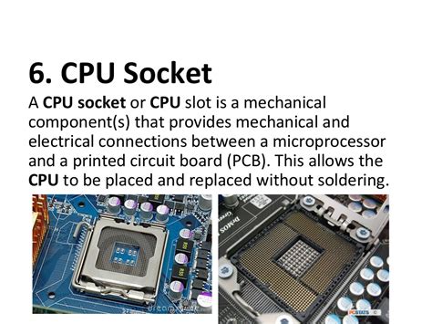 Motherboard Components And Their Functions