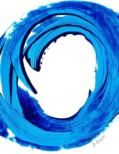 Pure Water 312 Blue Abstract Art By Sharon Cummings By Sharon