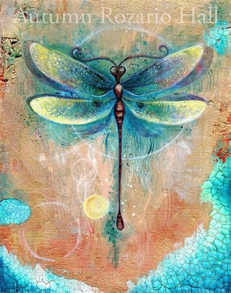Cottagecoredragonfly Art Green Dragonfly Print X X X