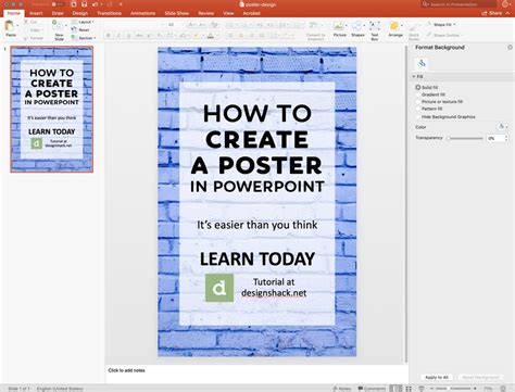 How To Make A Poster In Powerpoint Citizenside