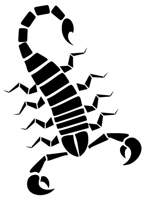 Scorpion Silhouette Permaclipart