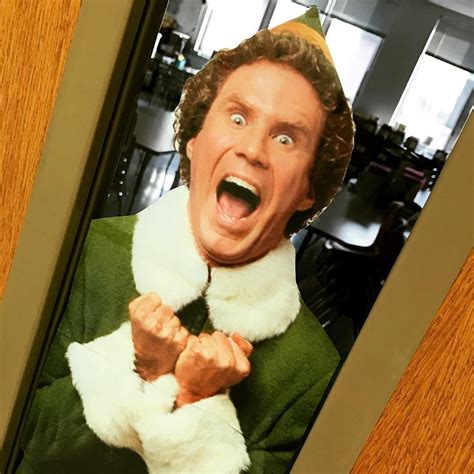 T H E R E S A 🍎 On Instagram “oh You Know Just Buddy The Elf Peeking Out My Classroom Do