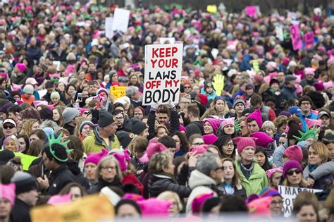 Photos Womens Marches In Boston Washington And Around World Wbur News