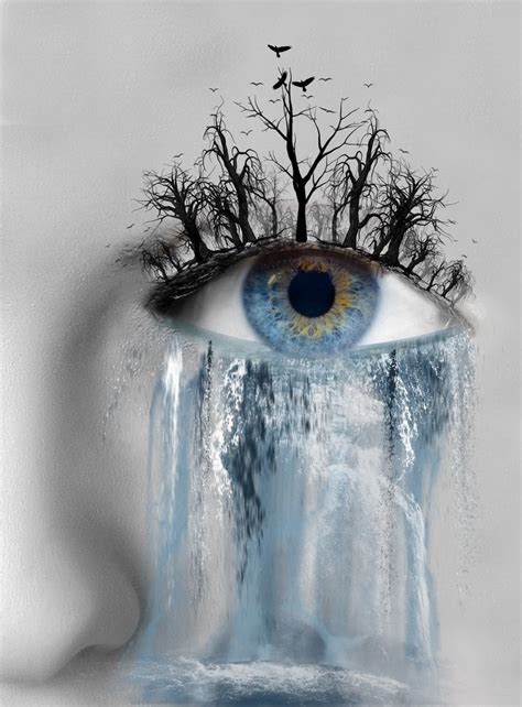 Maya47000 “sadness By Greg Waters ” Tears Art Eyeball Art Eye Art