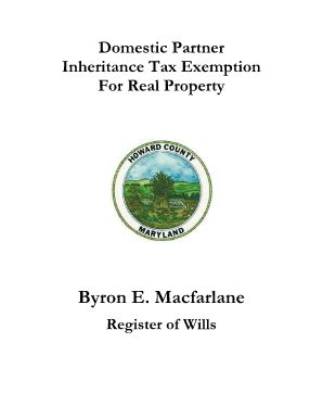 Bill Of Sale Form Maryland Affidavit Of Domestic Partnership Templates Fillable Printable