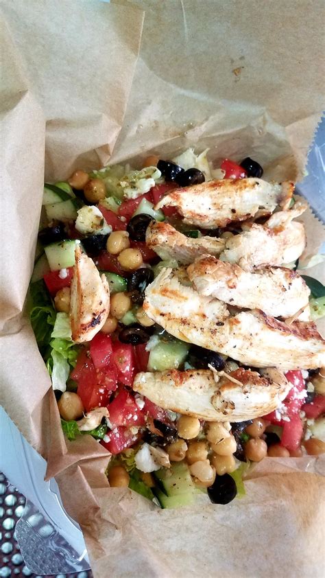 It says exactly who you are and what you hope to convey as a food truck. Greek Chicken Salad | Greek chicken salad, Food truck menu ...