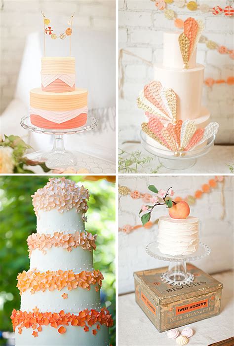 Wedding Cake Inspiration Images Peach Pink Purple And Fruit