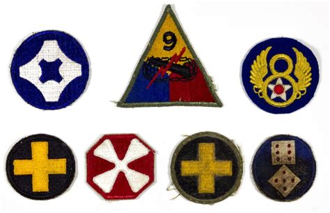 Lot American Military Shoulder Patches 7