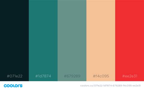 Green Color Shades Combinations Palettes Schemes Color Schemes