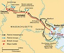 map of lexington and concord for kids - Google Search in 2021 ...