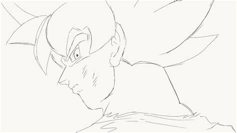 Illustration Dragon Ball Super Goku Ultra Instinct On Behance