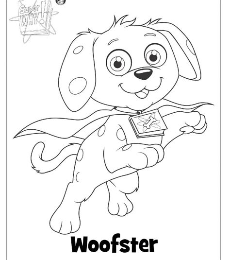 Super Why Coloring Pages Printable At Free Printable