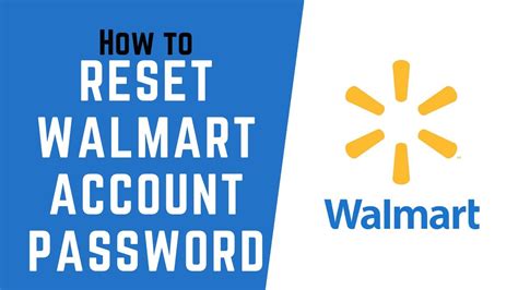 How To Reset Walmart Account Password Youtube