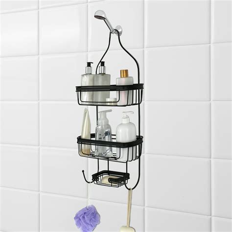 Splash Home Shower Caddy Bathroom Hanging Head Two Basket Organizers