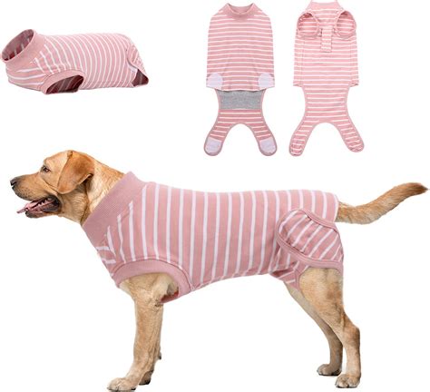 Hjumarayan Dog Surgery Recovery Suit Stretchy Dog Recovery Suit For