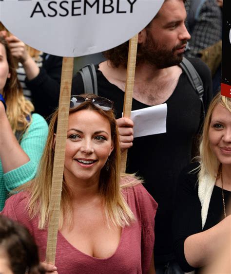 British Singer Charlotte Church Bottom C Joins Tens Of Thousands Of People Marching To