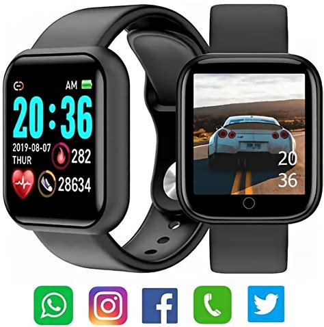 Relógio Smartwatch Androidios Inteligente D20 Bluetooth Frete Grátis