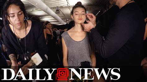 Behind The Scenes Time Lapse At New York Fashion Week Youtube