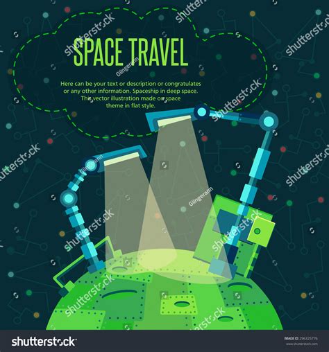 Robots Planet This Vector Illustration Made Stock Vector Royalty Free