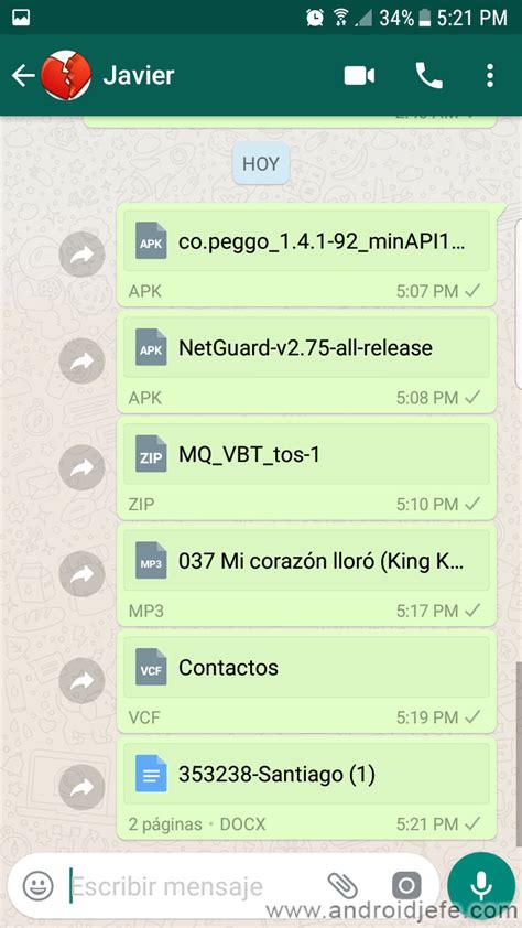 Enviar Archivos Grandes Por Whatsapp De Cualquier Tipo • Android Jefe