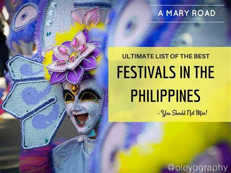 Updated 2020 Ultimate List Of The Festivals In The Philippines You
