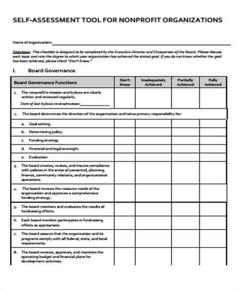 Free 23 Sample Self Evaluation Forms In Pdf Ms Word Excel