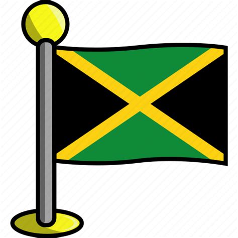Country Flag Flags Jamaica Icon Download On Iconfinder