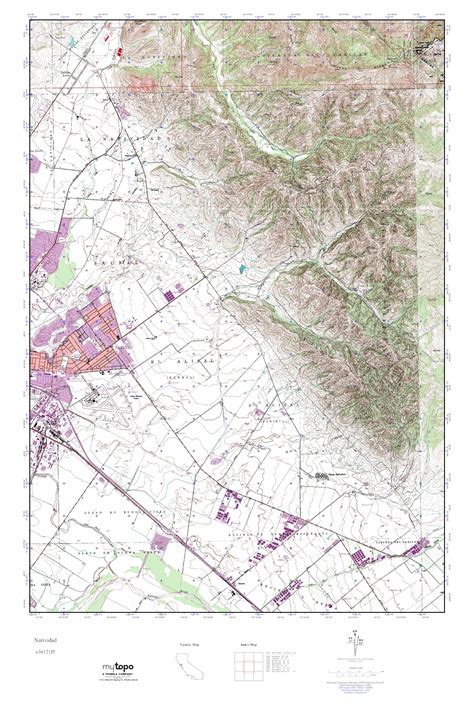 Mytopo Natividad California Usgs Quad Topo Map