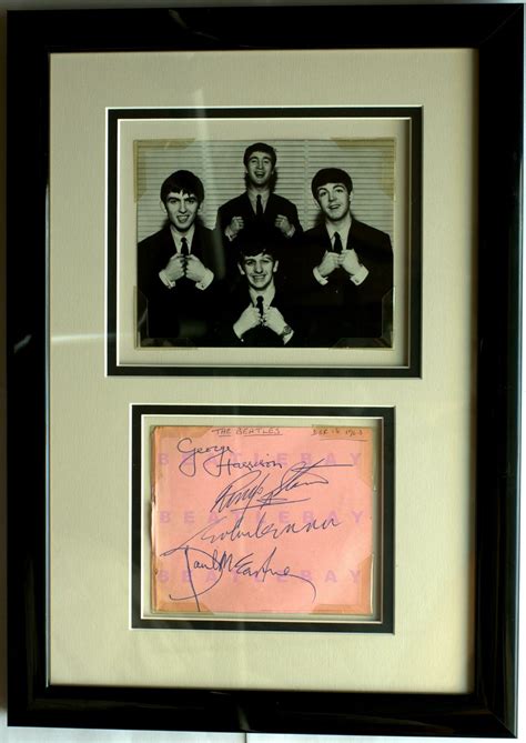 Real Beatles Autographs