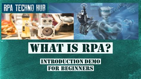 What Is Rpa Introduction To Rpa Rpa Training Rpa Techno Hub Youtube