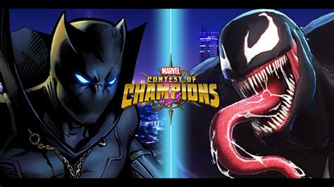 Black Panther Vs Venom Marvel Conest Of Champions Youtube
