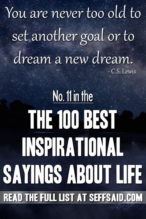 100 Best Inspirational Sayings About Life Life Quotes Good Life