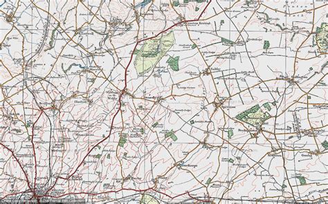 Map Of Stonesby 1921 Francis Frith