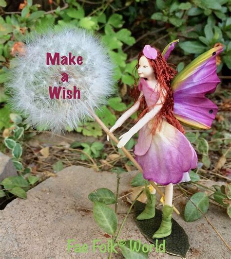 Fairy Making A Wish Fairy Garden Kit Fairy Dolls Fairy Book