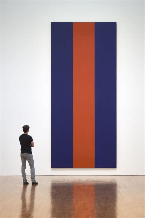 Voice Of Fire Barnett Newman National Gallery Of Canada Frank Stella