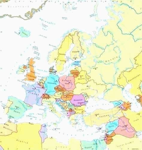 Clear Map Of Europe Secretmuseum
