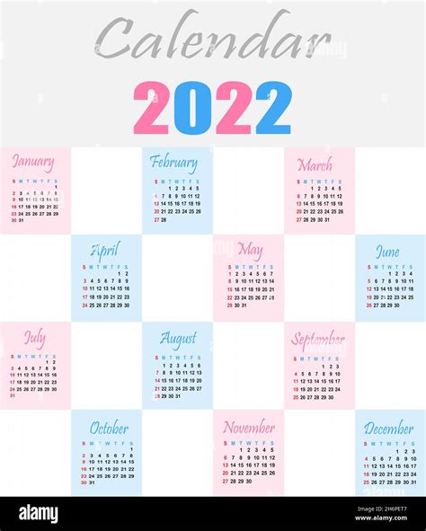 Calendario 2022 Español Fotografías E Imágenes De Alta Resolución Alamy