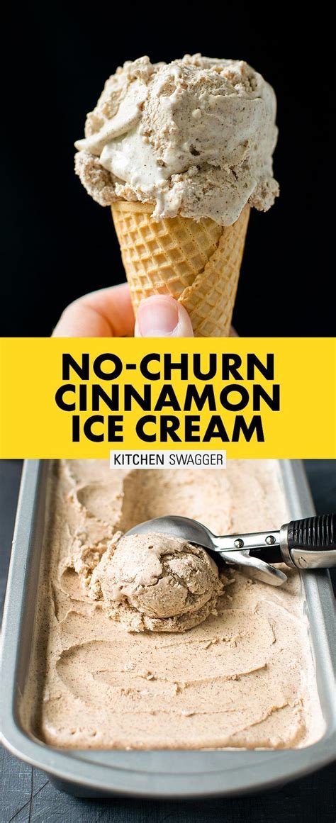 Do you really need an ice cream machine to make homemade ice cream? No-Churn Cinnamon Ice Cream | Recipe | Cinnamon ice cream recipe, Cinnamon ice cream, Ice cream ...