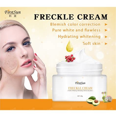 Firstsun Freckle Face Bleaching Cream To Remove Dark Spots Anti Melasma Acne Treatment Skin
