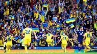 Ukraine-Jubel: Spieler und Fans feiern emotionalen Fußball-Sieg (Fotos ...