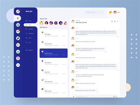 Hello Here Is A Web App Design For A Messaging Platform A Little Idea