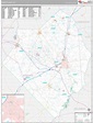 Robeson County, NC Wall Map Premium Style by MarketMAPS - MapSales