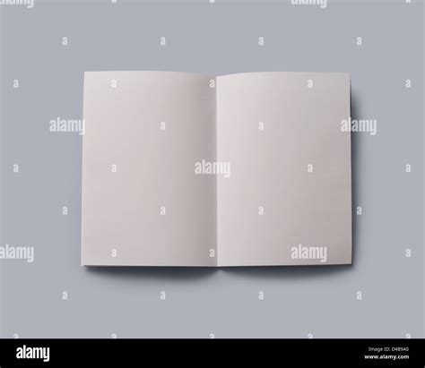 Open Blank Book Stock Photo Alamy