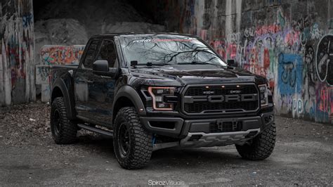 Black Ford F 150 Raptor Pickup Vehicle 4k 5k Hd Ford Raptor Wallpapers