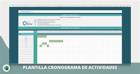 Plantilla Cronograma De Actividades En Excel 2022