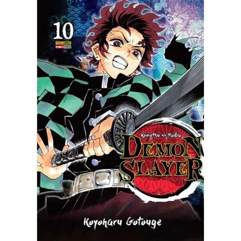 Livro Mangá Demon Slayer Kimetsu No Yaiba Volume 10 Panini