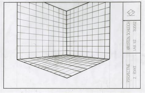 2 Point Perspective Grid 1 Point Perspective Drawing Perspective