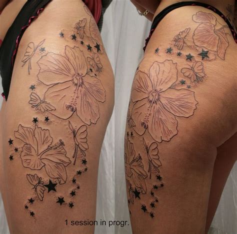 Butterfly Stars And Flower Tattoos All Time Favorite