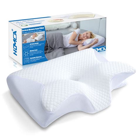 Homca Memory Foam Cervical Pillow 2 In 1 Ergonomic Contour Orthopedic