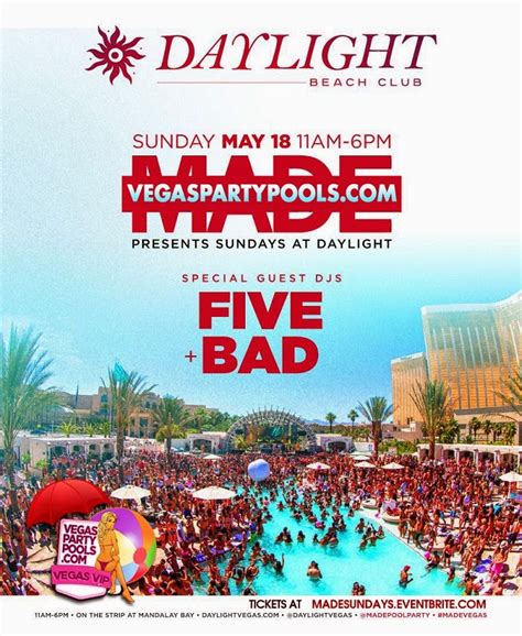 Daylight Vegas Pool Party Hollywood La Nightlife 2019 Nightclubs